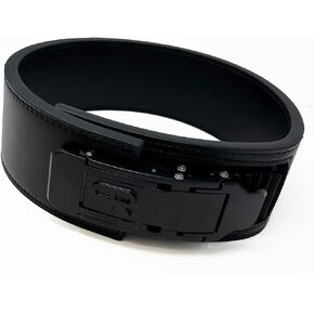 PR Lifestyle Personal Record Ratchet Belt 13mm – Powerlifting Belt Leather Weightlifting Belt for Men & Women, Adjustable Ratchet Buckle Gym Belt for Squat Deadlift Strength Training in Saudi Arabia