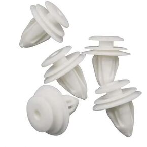 200pcs White Nylon Rivet Clips, Side Skirt Door Sill Fasteners, Universal Car Retainers 20x17.8x8.8mm in Saudi Arabia