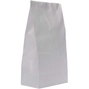 8# كيس ورق كرافت أبيض - 6 1/8 بوصة طول × 4 بوصة عمق × 12 3/8 بوصة ارتفاع (علبة 2000) حقيبة ورقية متينة ومتعددة الاستخدامات للاستخدام التجاري والمنزلي in Kuwait