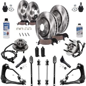 Detroit Axle - مجموعة الفرامل الخلفية لعام 2007-2013 Chevy GMC Silverado Silverado Sierra Yukon XL in Kuwait
