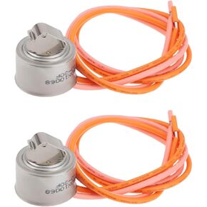 2Pcs Defrost Thermostat Limit Switch Compatible with GE Compatible with General Electric Refrigerator WR50X10068 Refrigerator Defrost Thermostat in Kuwait