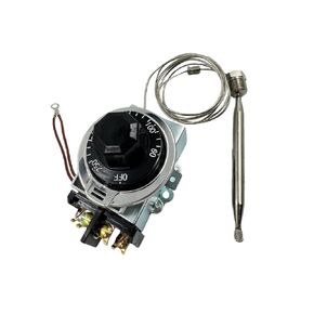 Thermostat Fit for Steam Table, Buffet Table Temperature Control, 30A RES 125-277VAC, Temp Range 60-250°F Temp Controller with 3/8" X 4-1/2" Bulb in Kuwait