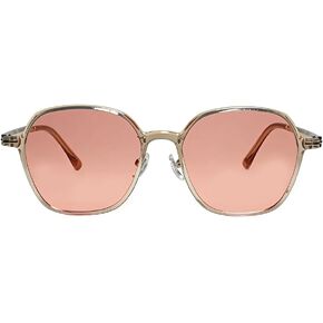 BRADDELL Women's FL-41 Rose Tinted Blue Light Glasses for Migraine Light Sensitivity, Fluorescent LED Glare, Photophobia in Kuwait