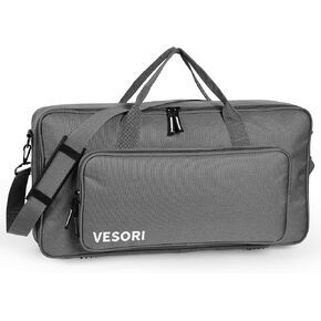 Pedalboard Bag for Guitar Pedal Board - Fits Boss ME-80 / GT-100 / ME-90 - Fleece Lined 23.6 x 11.4 x 3.5 Inch Carry Case - Grey in Saudi Arabia
