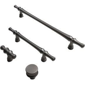 خزانة تسحب مقبض أدراج خزانات النبيذ وخزائن الملابس مقابض الأثاث 1 قطعة (Gray-C192mm) in Kuwait