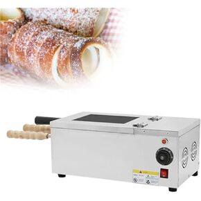 Electric Chimney Cake And Bagel Making Machine, Stainless Steel Oven With 2 Bars in Kuwait