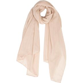 Women Lightweight Chiffon Scarf Breathable Solid Color Long Fashion Scarves Sun-proof Shawls Wrap in Kuwait