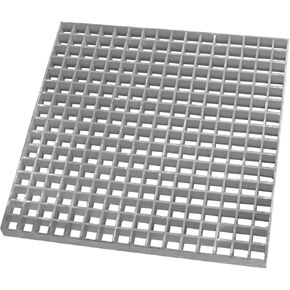 Heavy Duty 2'x2' Fiberglass Molded Grating Panel - 4400LBS Capacity, Industrial FRP Square Grate, 1.5''x1.5''x1.5'' Bar Grille for Car Wash, Decks, Stairs, Garage (Grey, 23.8" Lx23.8 W x 1.5" Th) in Kuwait