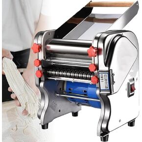 ماكينة ضغط العجين التجارية، لصنع المعكرونة 550 وات ماكينة صنع المعكرونة الأوتوماتيكية بالكامل، ماكينة صنع المعكرونة الكهربائية، للاستخدام المنزلي والتجاري (Fkm200) in Kuwait