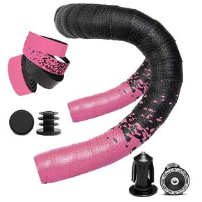 2PCS Bike Handlebar Tapes, Bicycle Handlebar Tape, Road Bike Handlebar Tape, Cycling Handle Wraps, Comfortable, Durable, Anti-Slip, Sweat-Absorbing Design, Orange in Saudi Arabia