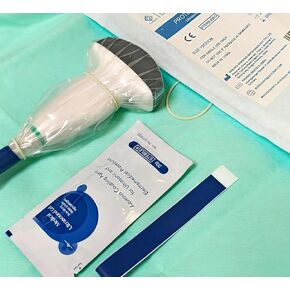 Ultrasound Probe Cover - Transducer Cover Latex-Free Sterile Disposable Clear, Cover Probe Sheath 6" X 48", Disposable Drape Sheathes Non-Latex Individual Packaging (20 Pcs) in Kuwait