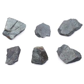 EISCO 6PK Raw Hematite, Mineral Specimens - Approx. 1" - Geologist Selected & Hand Processed - Great for Science Classrooms - Class Pack in Kuwait