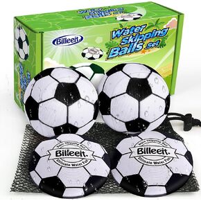 4 قطع من كرات تخطي المياه للعب في حمام السباحة، وألعاب السباحة على الشاطئ في حمام السباحة للأطفال من سن 4 إلى 8 سنوات، ومن 8 إلى 12 عامًا والكبار، تتضمن كرتين وقرصين in Kuwait