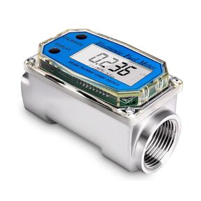 1Inch Flow Meter - Turbine Flow Meter - Fuel Flow Meter - LCD Digital Flow Meter with FNPT Inlet/Outlet for Liquids Such As Water, Diesel, Kerosene and Gasoline, 2.5-26 GPM /10-100 LPM in Kuwait