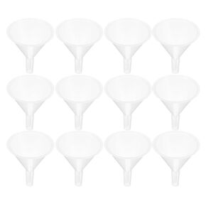 20pcs Plastic Funnels Short Stem 60mm Laboratory Filtration Funnels Multi-use Liquid Transfer for Chemical and Kitchen Applications in Kuwait