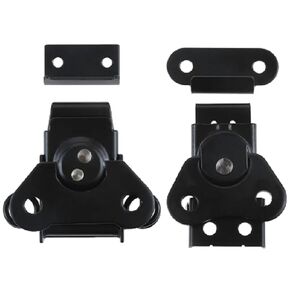 Shape Twist Catch Clamp Hasps Case Buckle Rotary Lock Black 1Pcs(50 x 38mm) in Kuwait