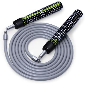 Hererope Weighted Jump Ropes for Men & Women, 1/2 LB Jump Rope Weighted With Ball-bearing, No-Slip Grip, Durable Steel Cable, Heavy Jump Rope Designed for Fitness, High-Intensity Strength Workouts, crossfit in Kuwait