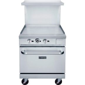 Dukers DCR24-GM 24″ Commercial Gas Oven Range with 24″ Griddle in Saudi Arabia