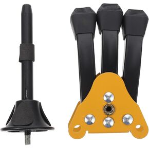 حامل فلوت كلارينيت قابل للطي مع قاعدة صفراء حامل فلوت موثوق به لآلات النفخ الخشبية وحامل ثلاثي القوائم المحمول وإكسسوارات الكلارينيت in Kuwait