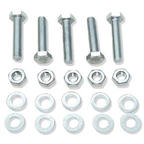 (Pack of 5pcs) M10 x 70mm (1.25 Pitch) Stainless Steel 304 Metric Hex Head Cap Screws Bolts BLT-021 in Saudi Arabia