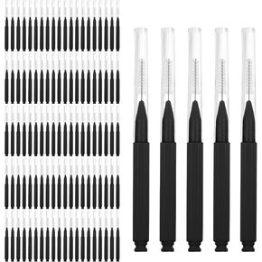 100 PCS Brushes for Braces Dental Brushes Picks Interdental Brush Teeth Brush Picks Dental Cleaning Tools for Braces Bridges Care, Portable Bendable Heads in Kuwait