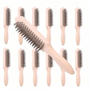 12 Pack 10.5 Inch Wire Brush, Stainless Steel Wire Brushes for Cleaning Rust, Wire Brush Set, Multi-Purpose Metal Brush for Slag & Rust Removal in Kuwait