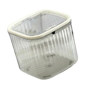 Guojiang Space Saving Push Open Desktop Waste Bin Transparents Cosmetic Organizers for Home Office Use in Kuwait