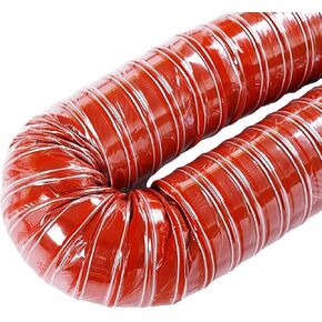Flexible Duct Hose for Exhaust Fans, 9.8ft Heat Resistant Vent Pipe, 1-10in Silicone Ducting for Industrial Fumes, Air Ventilation Hose (80mm/3.15in) in Saudi Arabia