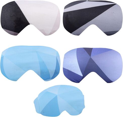 4pcs Ski Snowboard Goggle Cover Sleeves, Goggle Lens Protectors Scratch & Dust Resistant for Adults Kids in Saudi Arabia