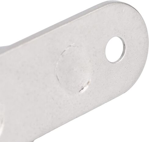 Garosa Eye Hooks, 4Pcs 304 Stainless Steel Oval Hooks Eyelet 8mm Ceiling Pad Eye Plate, Labeling Tags in Saudi Arabia
