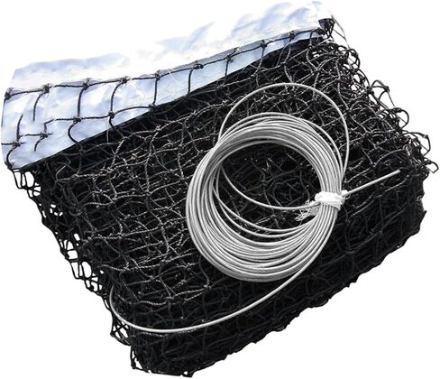 Standard Tennis Net Playgrounds Polyethylene Uniform Mesh Portable Easy Cleaning in Kuwait