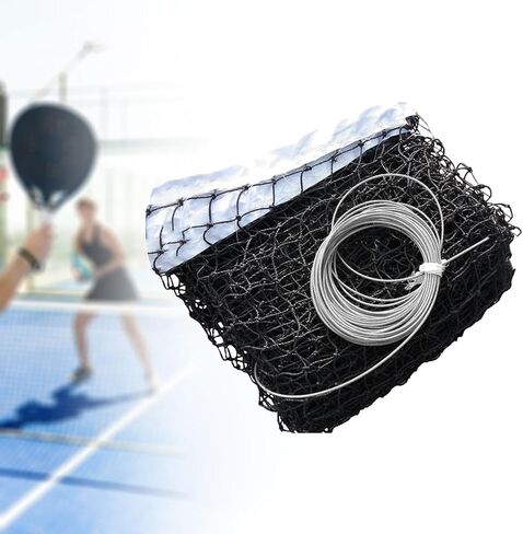 Standard Tennis Net Playgrounds Polyethylene Uniform Mesh Portable Easy Cleaning in Kuwait