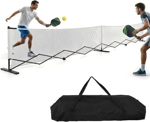 22ft Telescopic Peak Ball Posts with Wheels Portable Peak Ball Net Frames Aluminum Alloy Retractable Pickleball Net Stand for Indoor & Outdoor Courts in Kuwait