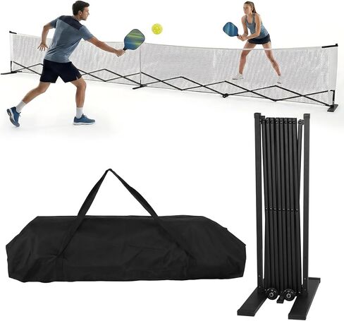22ft Telescopic Peak Ball Posts with Wheels Portable Peak Ball Net Frames Aluminum Alloy Retractable Pickleball Net Stand for Indoor & Outdoor Courts in Kuwait