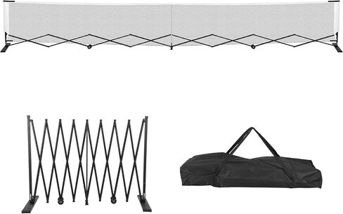 22FT Retractable Pickleball Net with Steady Metal Frame Portable Pickleball Net Set Free Assembly & Carry Bag for Competitive and Recreational Play in Kuwait