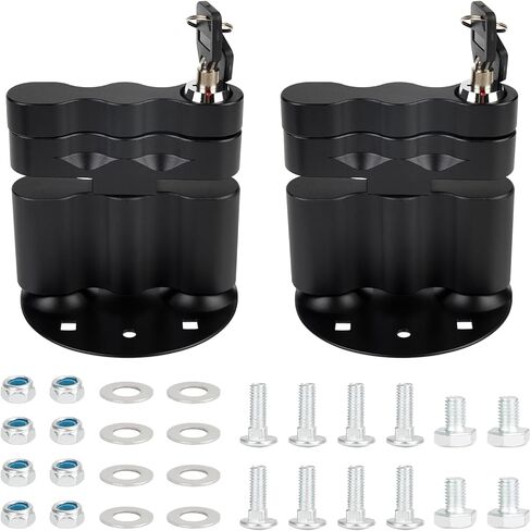 Gasoline Pack Mount Lock Replacement for RX-DLX-PM Compatible with Standard Fuel Tank Water Pack Fuel Pack 1Gallon 2 Gallon Double Locking Mount in Saudi Arabia