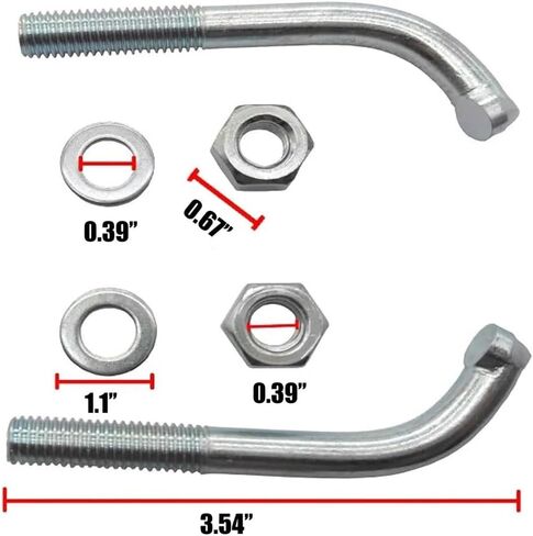 مجموعة أدوات خدش الجليد البديلة - متوافقة مع جميع عربات الثلوج ذات التروس العكسية وغير العكسية (ارتفاعات المسار 2-1/2 بوصة)، زوج واحد in Kuwait