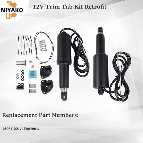 15064001 12V Trim Tab Kit Retrofit Fit Lenco Marine Bennett Trim Tabs in Kuwait