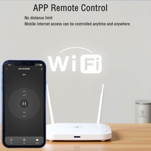وحدة ترحيل WiFi للأمام/العكسي - 10 أمبير 7-32 فولت تيار مستمر، مخرج سلبي للاتصال النظيف للمحركات الخطية والمحركات، متوافق مع Tuya وAlexa (التحكم عن بعد في الهاتف المحمول) in Kuwait