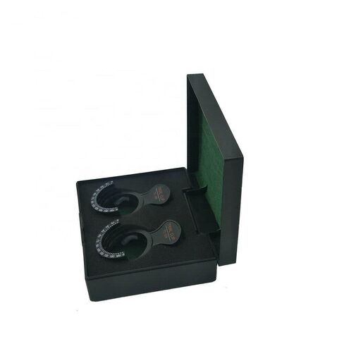 Optical 2 Set of Trial Optical Lens Piece Clip Frame Holds 1 1/2" Trial Lenses Optometry/w Case in Kuwait