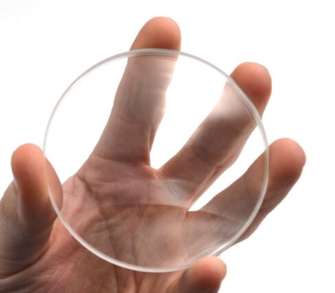 Double Concave Lens, 1000mm Focal Length, 3" (75mm) Diameter - Spherical, Optically Worked Glass Lens - Ground Edges, Polished - Great for Physics Classrooms - Eisco Labs in Kuwait