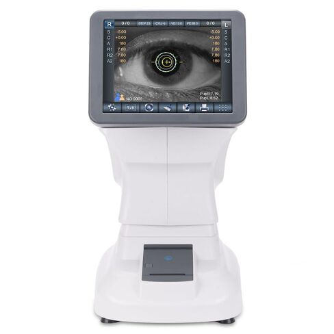 Fully Automatic Refractometer Keratometer and Optometry Optical Equipment Refractor for Optometrist Clinics and Ophthalmologists (White) in Kuwait