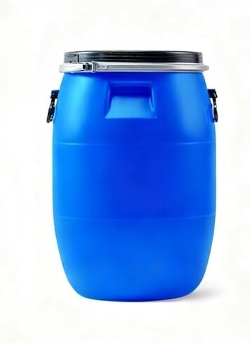 60l Stackable Plastic Barrel with Lid & Handles - Versatile Water & Oil Storage Drum, Heavy-Duty Transport Container for Bulk Storage & Liquid Transport in Saudi Arabia
