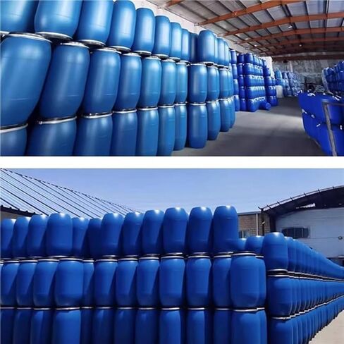 60l Stackable Plastic Barrel with Lid & Handles - Versatile Water & Oil Storage Drum, Heavy-Duty Transport Container for Bulk Storage & Liquid Transport in Saudi Arabia