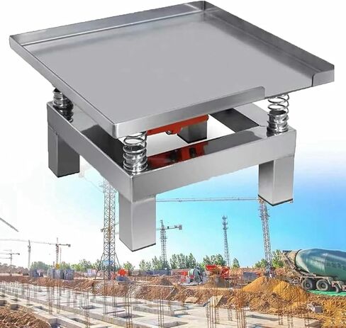 Small Concrete Vibrating Table - Stainless Steel Mini Vibration Test Bench | Concrete Shaker for Industry, Experiment &Construction in Saudi Arabia