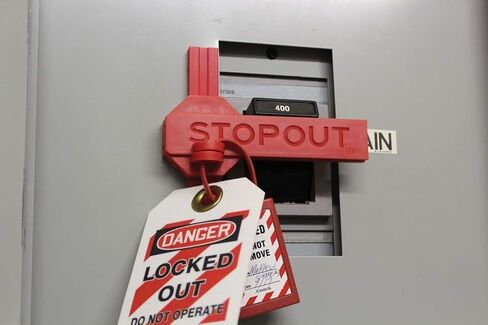 Accuform KDD280 Lockout Tagout/Security Devices Circuit Breaker Lockouts STOPOUT SLIDE 'N LOCK Slide n Lock in Saudi Arabia