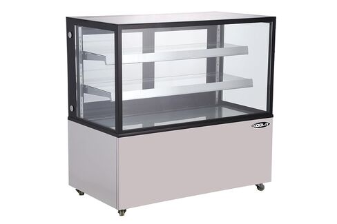 Kool-It KBF-48 47-1/5' Freestanding Full Service Refrigerated Display Case with Flat Glass, 13.7 Cubic Feet in Saudi Arabia