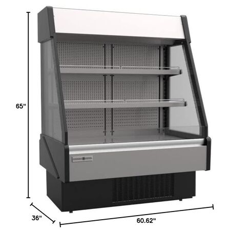 KGL-RM-60-S 60-5/8' Grab-N-Go مفتوح من أعلى إلى أسفل تاجر مبرد قائم بذاته in Kuwait