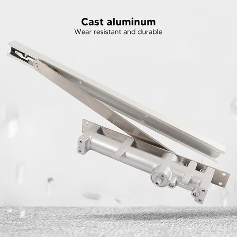 Restokki Commercial Door Closer Adjustable Speed Silent Switch Safe Hydraulic Door Closer for Hotel Guesthouses in Saudi Arabia
