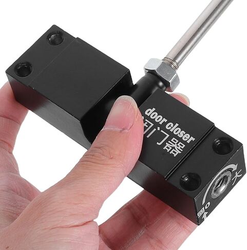 DOITOOL Adjustable Auto Door Closer 2pcs Double Spring Square Aluminum Alloy Residential and Commercial Self-Closing Door Closer Hardware in Saudi Arabia